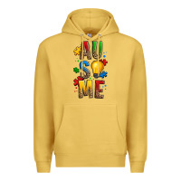 Antique Gold ausome autism Premium Hoodie - OliviaCreatesArt