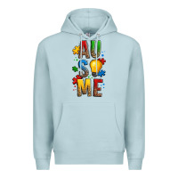 Blue Mist ausome autism Premium Hoodie - OliviaCreatesArt