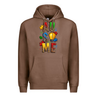 Chestnut ausome autism Premium Hoodie - OliviaCreatesArt
