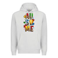 Dove Grey ausome autism Premium Hoodie - OliviaCreatesArt