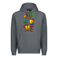 Rock ausome autism Premium Hoodie - OliviaCreatesArt