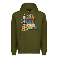 Army Green Wıld and Free Premium Hoodie - JahusDesignShop