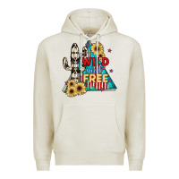 Oatmeal Heather Wıld and Free Premium Hoodie - JahusDesignShop
