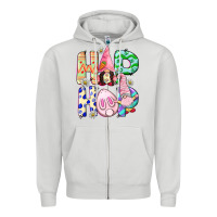 Dove Grey Hop hop Easter gnomies Easter Day Zipper Hoodie - CowGirlArtShop