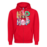 Red Hop hop Easter gnomies Easter Day Zipper Hoodie - CowGirlArtShop