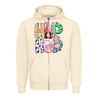 Sandshell Hop hop Easter gnomies Easter Day Zipper Hoodie - CowGirlArtShop
