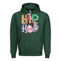Sports Green Hop hop Easter gnomies Easter Day Zipper Hoodie - CowGirlArtShop