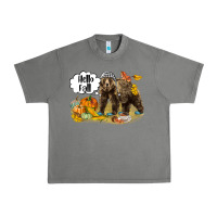 Tornado Hello Fall Brown Bear Urban Heavy Tee - LillyAllenDesigns