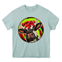 Arona Christmas Cow Heavy Core Tee - Jasminsmagicworld