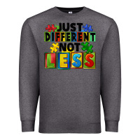 Charcoal Heather just different not less Premium Sweatshirt - FaDigitalArtStudio