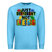 Ocean Blue just different not less Premium Sweatshirt - FaDigitalArtStudio
