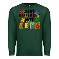 Sports Green just different not less Premium Sweatshirt - FaDigitalArtStudio