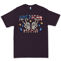 Plum american mama Premium Tee - MaliasSmallBusiness