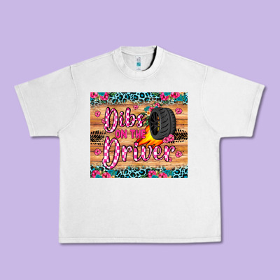 Dibs On The Driver Urban Heavy Tee Designed By Jahusdesignshop