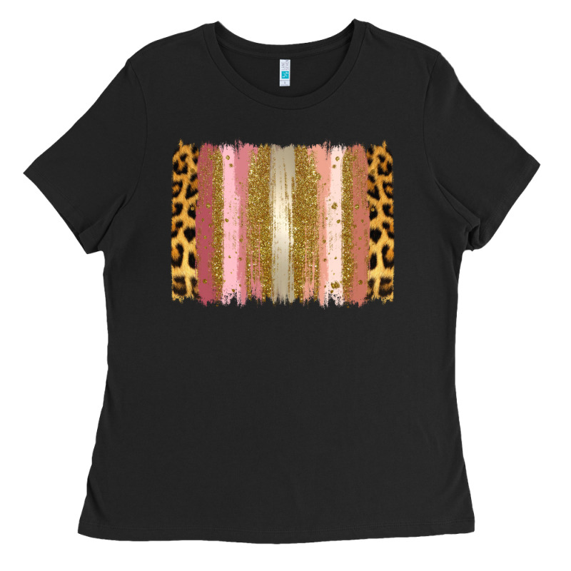 Xoxo Brushstrokes Valentines Day Ladies Tee by Jasminsmagicworld | Teevron