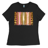 Black XOXO Brushstrokes Valentines Day Ladies Tee - Jasminsmagicworld
