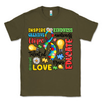 Army Green name puzzle ribbon of inspiration Classic Tee - LillyAllenDesigns