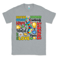 Heather Grey name puzzle ribbon of inspiration Classic Tee - LillyAllenDesigns