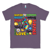 Lavender name puzzle ribbon of inspiration Classic Tee - LillyAllenDesigns