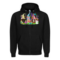 Black Easter gnomes Easter Day Zipper Hoodie - CowGirlArtShop