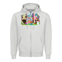 Dove Grey Easter gnomes Easter Day Zipper Hoodie - CowGirlArtShop