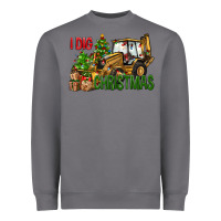 Storm I dig Christmas Heavyweight Sweatshirt - NancyCooperArtShop