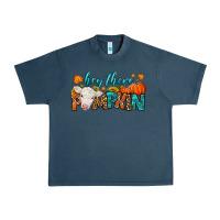 Midnight Navy Western Hey There Pumpkin Urban Heavy Tee - LillyAllenDesigns