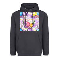 Smoke Easter Eggs With Flowers Seamless Pattern Heavyweight Hoodie - BundleAndBundleShop