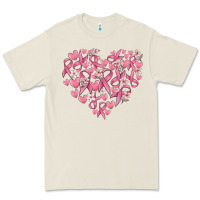 Bone breast cancer awareness heart Premium Tee - MaliasSmallBusiness