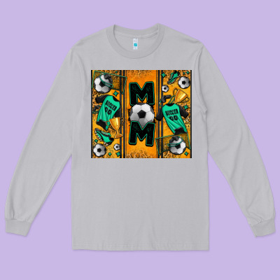 Soccer Mom Tumbler Long Sleeve Tee Designed By Jasminsmagicworld