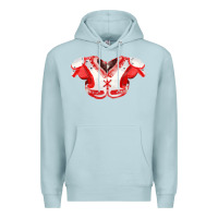 Blue Mist practice jersey fa element Premium Hoodie - FaDigitalArtStudio