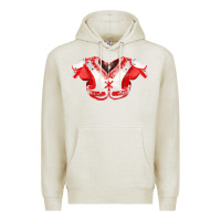 Oatmeal Heather practice jersey fa element Premium Hoodie - FaDigitalArtStudio