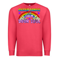 Cardinal Lgbtq Acceptance Will Calm Your Soul Premium Sweatshirt - BundleAndBundleShop