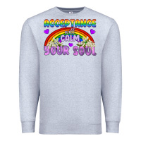 Heather Grey Lgbtq Acceptance Will Calm Your Soul Premium Sweatshirt - BundleAndBundleShop
