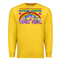 Lemon Lgbtq Acceptance Will Calm Your Soul Premium Sweatshirt - BundleAndBundleShop