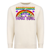 Sandshell Lgbtq Acceptance Will Calm Your Soul Premium Sweatshirt - BundleAndBundleShop