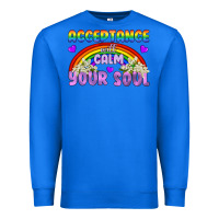 Lgbtq Acceptance Will Calm Your Soul Premium Sweatshirt | Teevron