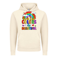 Vintage Artic name vibrant positivity rainbow art Vintage Hoodie - LillyAllenDesigns