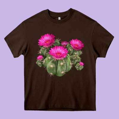 Eagle Claws Cacti Heavy Core Tee Designed By Lillyallendesigns