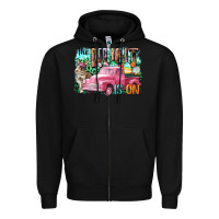 Black The hunt is on Easter Day Zipper Hoodie - CowGirlArtShop