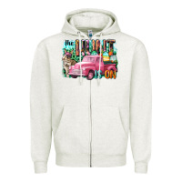 Oatmeal Heather The hunt is on Easter Day Zipper Hoodie - CowGirlArtShop