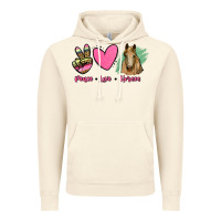 Vintage Artic peace love horses Vintage Hoodie - RanaPortraitStore