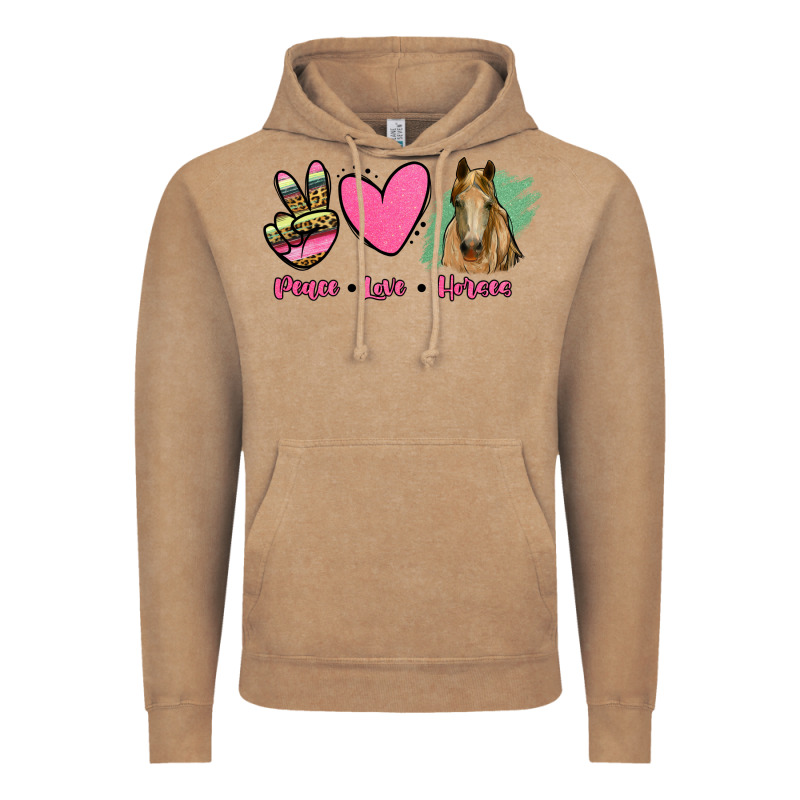 Peace Love Horses Vintage Hoodie by RanaPortraitStore | Teevron