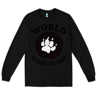 Black World Wildlife Day Long Sleeve Tee - Bettercallsaul