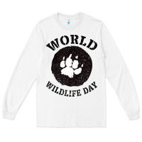 White World Wildlife Day Long Sleeve Tee - Bettercallsaul