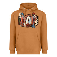 Meerkat football dad Heavyweight Hoodie - FaDigitalArtStudio