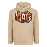 Mushroom football dad Heavyweight Hoodie - FaDigitalArtStudio