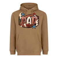 Toasted Coconut football dad Heavyweight Hoodie - FaDigitalArtStudio