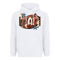 White football dad Heavyweight Hoodie - FaDigitalArtStudio