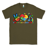 Army Green accept love understand Classic Tee - LillyAllenDesigns